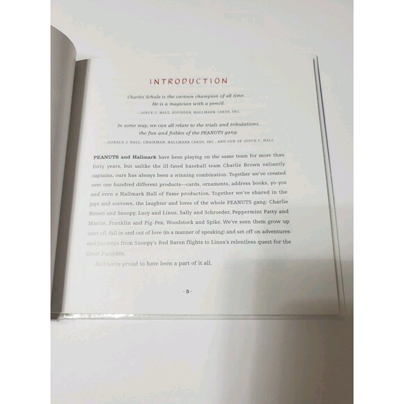 Joy of a Peanuts Christmas Hardcover Book Hallmark Charlie Brown Snoopy VTG 2000 - Picture 9 of 16